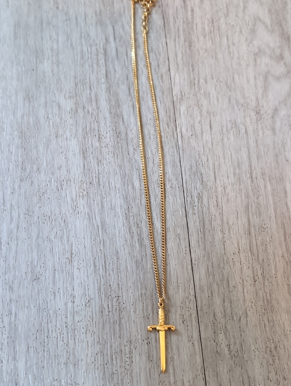 RegalRose Gold Dagger Necklace